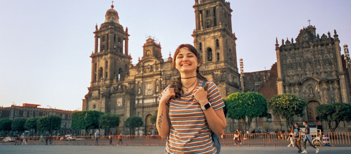 Happy travellers in CDMX
